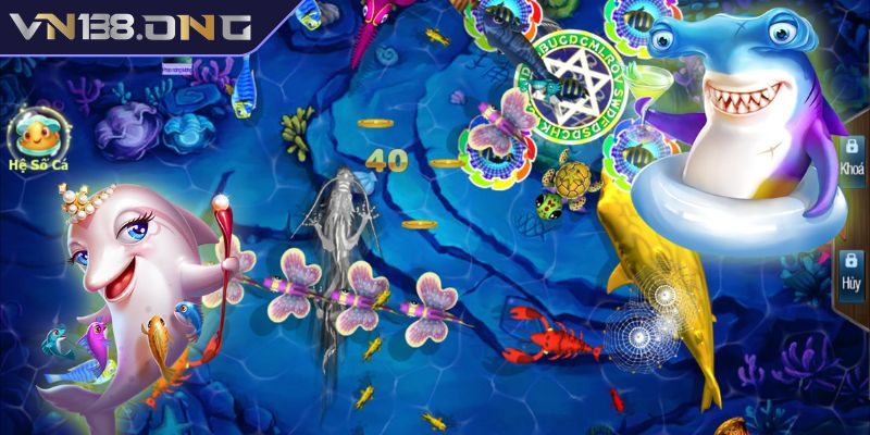 Bắn Cá JILI VN138 - Sảnh Game Đổi Thưởng Hấp Dẫn Hàng Đầu 2 Sinh vật biển phong phú